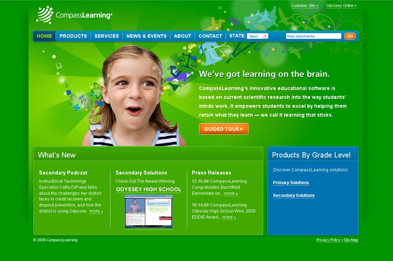 Screenshot on Compass Learning