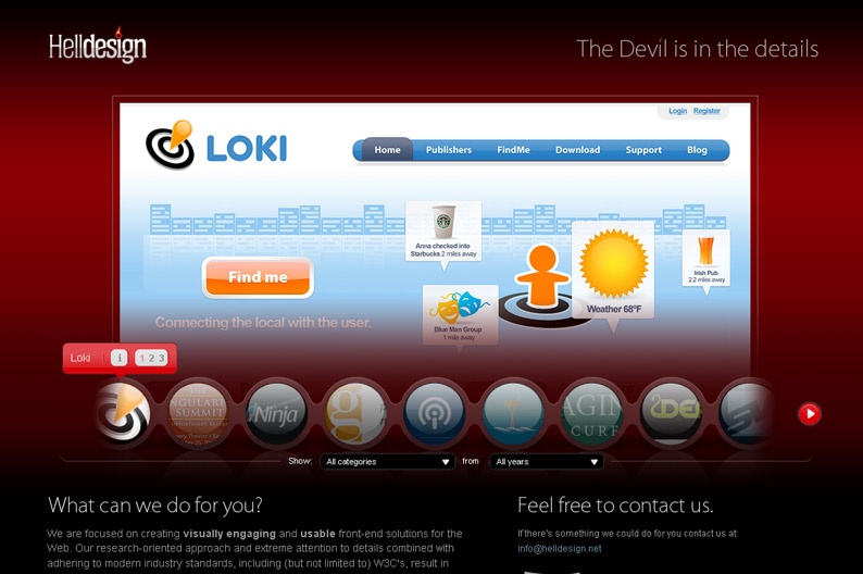 Screenshot on Helldesign