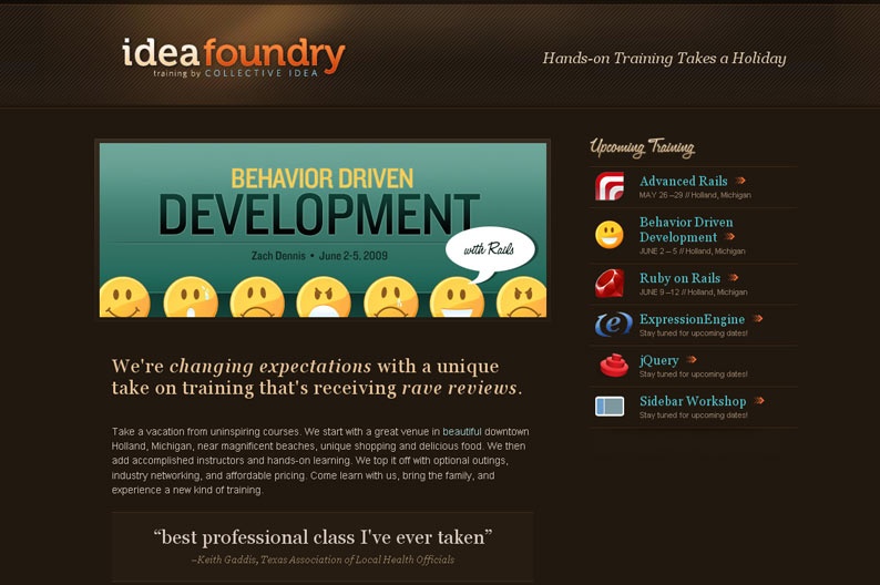 Screenshot on Idea Foundry