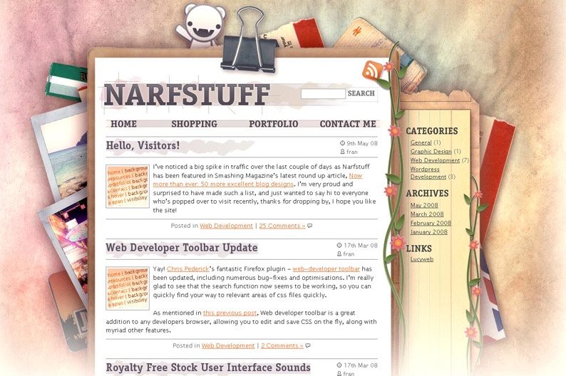 Screenshot on Narfstuff