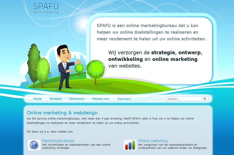 Screentshot on http://www.spafu.nl