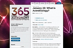 365 Days of Astronomy web design inspiration