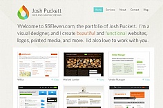 55Eleven web design inspiration