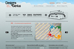 Designs Genius web design inspiration