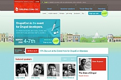 Drupalcon web design inspiration