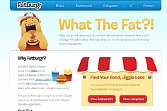 Fatburgr web design inspiration