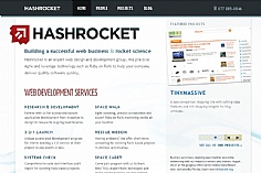Hashrocket web design inspiration