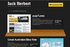 Jack Herbert web design inspiration