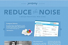 Jeremy Church web design inspiration