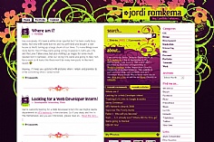 Jordi Romkema web design inspiration