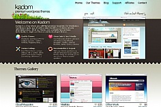 Kadom web design inspiration