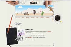 Kinoz web design inspiration