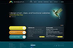 Maquina web design inspiration