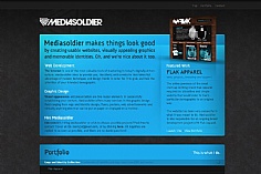 Mediasoldier web design inspiration
