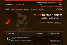 New Concept web design inspiration