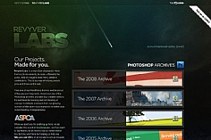 Revyver Labs web design inspiration