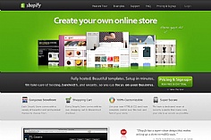 Shopify web design inspiration