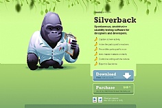Silverback web design inspiration