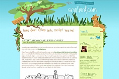 Snailbird web design inspiration