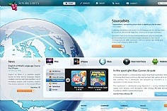 Sourcebits web design inspiration