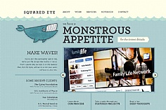 Squared Eye web design inspiration