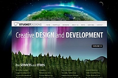Studio7 Designs web design inspiration