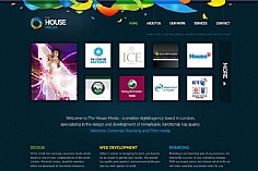 The House Media web design inspiration