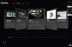 Thetoke web design inspiration