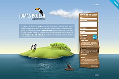 Tomas Pojeta web design inspiration