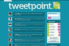 Tweetpoint web design inspiration