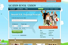Vacation Rental Station web design inspiration