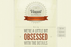 Visual Republic web design inspiration