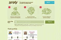 Zerply web design inspiration