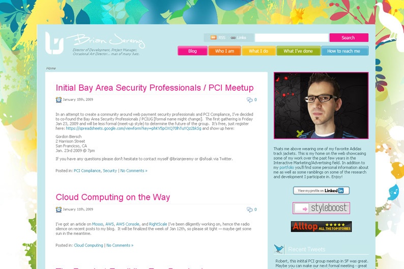 Screenshot on Brian Jeremy