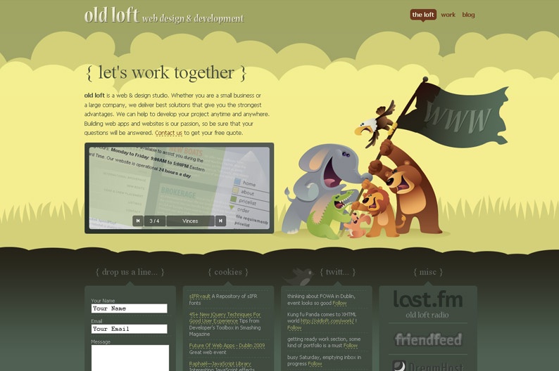 Screenshot on Old Loft