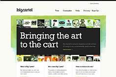 Bigcartel (screenshot)