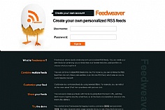 Feedweaver web design inspiration