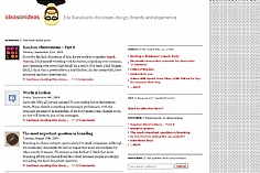 Ideas on Ideas web design inspiration