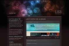 Lisa Moseley web design inspiration