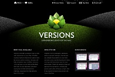 Versions web design inspiration
